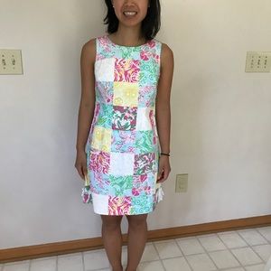 Lilly Pulitzer Delia Shift Patch Dress, size 00